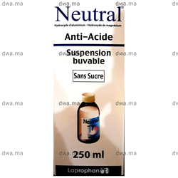 medicament NEUTRAL SuspensionFlacon de 250 ml maroc