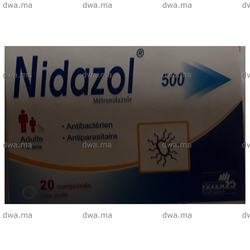 medicament NIDAZOL500 MGBoîte de 20 maroc
