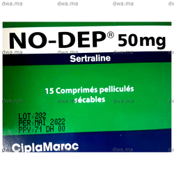 medicament NO-DEP50 MGBoîte de 15 maroc