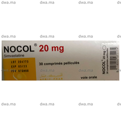 medicament NOCOL20 MGBoîte de 30 maroc