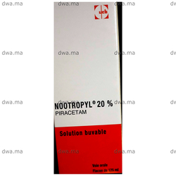 medicament NOOTROPYL200 mgFlacon de 125 ml maroc