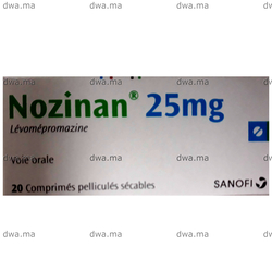 medicament NOZINAN25 mgBoîte de 20 maroc