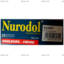 medicament NURODOL200 mgBoîte de 20 maroc