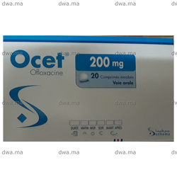 medicament OCET200 MGBoite de  20 maroc
