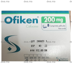medicament OFIKEN200MGBoite de 8 comprimés maroc