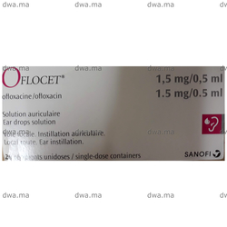 medicament OFLOCET1,5 mg /0,5 mlBoîte de 20 Récipients unidose maroc