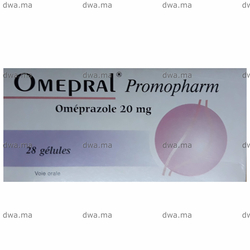 medicament OMEPRAL20 MGBoîte de 28 maroc
