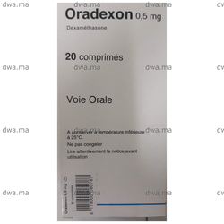 medicament ORADEXON0,5mgBoîte de 20 maroc