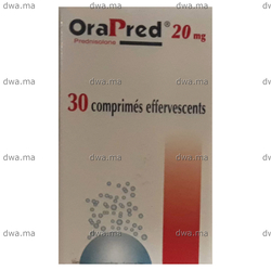 medicament ORAPRED20 MGBoîte de 30 maroc