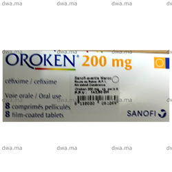 medicament OROKEN200 mgBoîte de 8 maroc