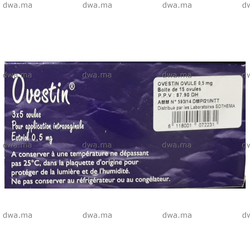medicament OVESTIN0,5 mgBoîte de 15 maroc