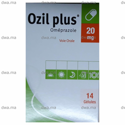 medicament OZIL PLUS20 MGBoite de 14 maroc