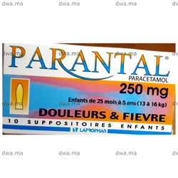 medicament PARANTAL250 MGBoîte de 10 maroc