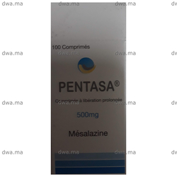 medicament PENTASA500 MGBoîte de 100 maroc