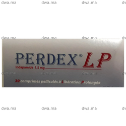 medicament PERDEX LP1,5 MGBoite de 30 comprimés pelliculés maroc