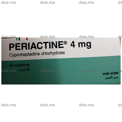 medicament PERIACTINE4 mgBoîte de 30 maroc