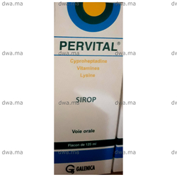 medicament PERVITAL SiropFlacon de 125 ml maroc