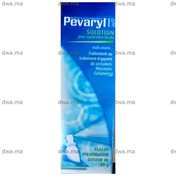 medicament PEVARYL0,01Boîte de 1 Flacon pulvérisateur de 30 g maroc