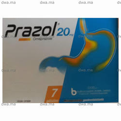 medicament PRAZOL20 MGBoîte de 7 maroc