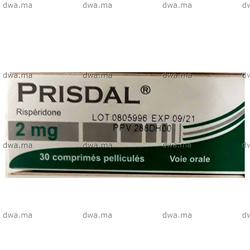 medicament PRISDAL2 MGBoîte de 30 maroc