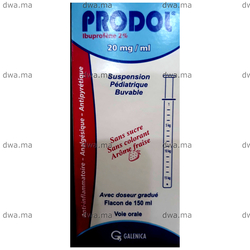 medicament PRODOL20 MG / MLFlacon de 150 ML maroc