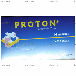 medicament PROTON20 MGBoîte de 14 maroc