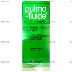 medicament PULMOFLUIDE SIMPLEFlacon de 150ml maroc