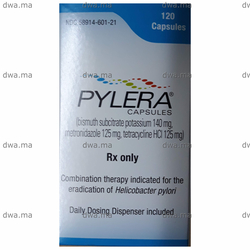 medicament PYLERA140 MG/ 125 MG/125 MGBoite de 120 comprimés maroc