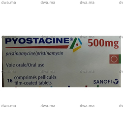 medicament PYOSTACINE500 MGBoîte de 16 maroc