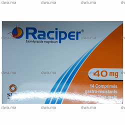 medicament RACIPER40 MGBoite de 14 ( Sous forme de comprimé MUPS). maroc