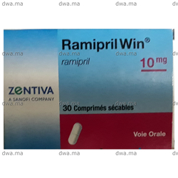 medicament RAMIPRIL WIN10 MGBoîte de 30 maroc