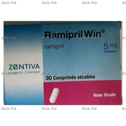 medicament RAMIPRIL WIN5 MGBoîte de 30 maroc