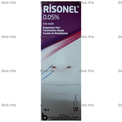 medicament RISONEL50 µG140 doses maroc