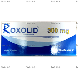 medicament ROXOLID300 MGBoîte de 7 maroc