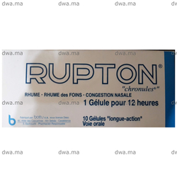 medicament RUPTON CHRONULE Gélule LPBoîte de 10 maroc
