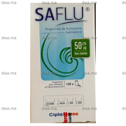 medicament SAFLU50 µgFlacon de 120 doses maroc