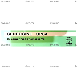 medicament SEDERGINE330MG/200MGBoîte de 20 maroc