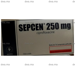 medicament SEPCEN250 mgBoîte de 10 maroc