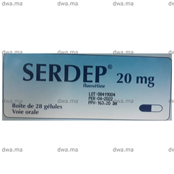 medicament SERDEP20 MGBoîte de 28 maroc