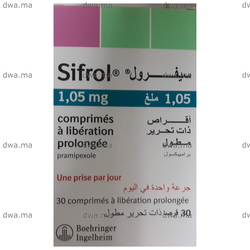 medicament SIFROL1.05 MGBoite de 30 maroc