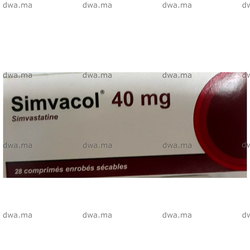 medicament SIMVACOL40 MGBoite de 28 maroc