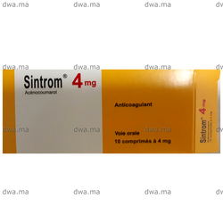 medicament SINTROM4 mgBoîte de 10 maroc