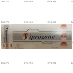 medicament SIPROZONE20 MGBoite de 20 comprimés maroc