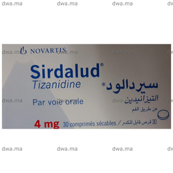medicament SIRDALUD4 mgBoîte de 30 maroc