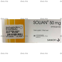 medicament SOLIAN50 MGBoîte de 30 maroc