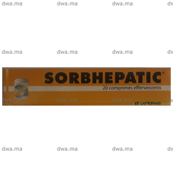 medicament SORBHEPATIC Comprimé effervescentBoîte de 20 maroc