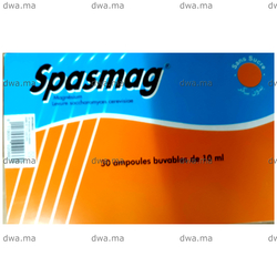 medicament SPASMAG1,2 g30 ampoules de 5 ml maroc