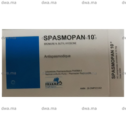medicament SPASMOPAN10 MGBoîte de 40 maroc