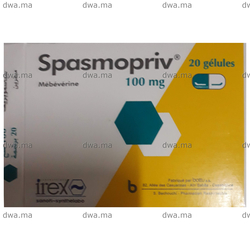 medicament SPASMOPRIV100mg GéluleBoîte de 20 maroc