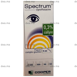 medicament SPECTRUM0,3 %Flacon de 5ml maroc